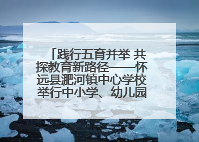 践行五育并举 共探教育新路径——怀远县淝河镇中心学校举行中小学、幼儿园班主任论坛活动