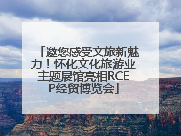 邀您感受文旅新魅力！怀化文化旅游业主题展馆亮相RCEP经贸博览会