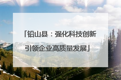 铅山县：强化科技创新 引领企业高质量发展