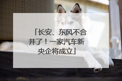 长安、东风不合并了！一家汽车新央企将成立