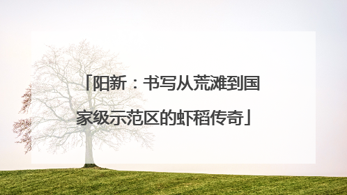 阳新：书写从荒滩到国家级示范区的虾稻传奇