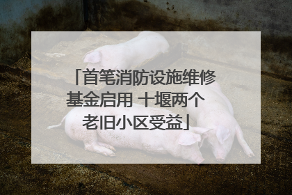 首笔消防设施维修基金启用 十堰两个老旧小区受益