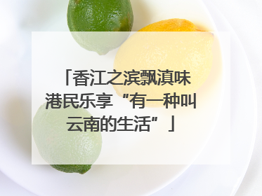 香江之滨飘滇味 港民乐享“有一种叫云南的生活”