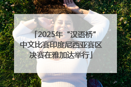 2025年“汉语桥”中文比赛印度尼西亚赛区决赛在雅加达举行