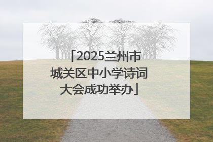 2025兰州市城关区中小学诗词大会成功举办