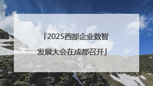 2025西部企业数智发展大会在成都召开