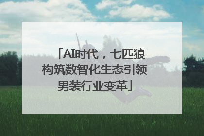 AI时代，七匹狼构筑数智化生态引领男装行业变革